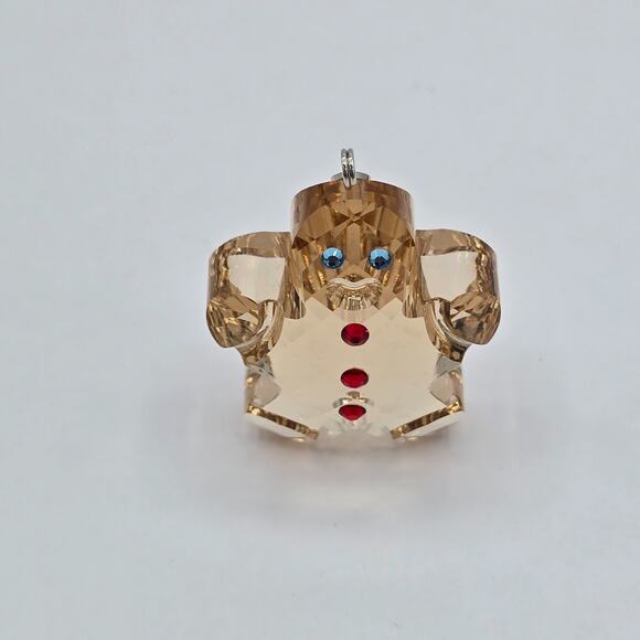 Swarovski Crystal Georgie the Ginger Bread Man Ornament w/ Box & Certificate - Picture 11 of 16